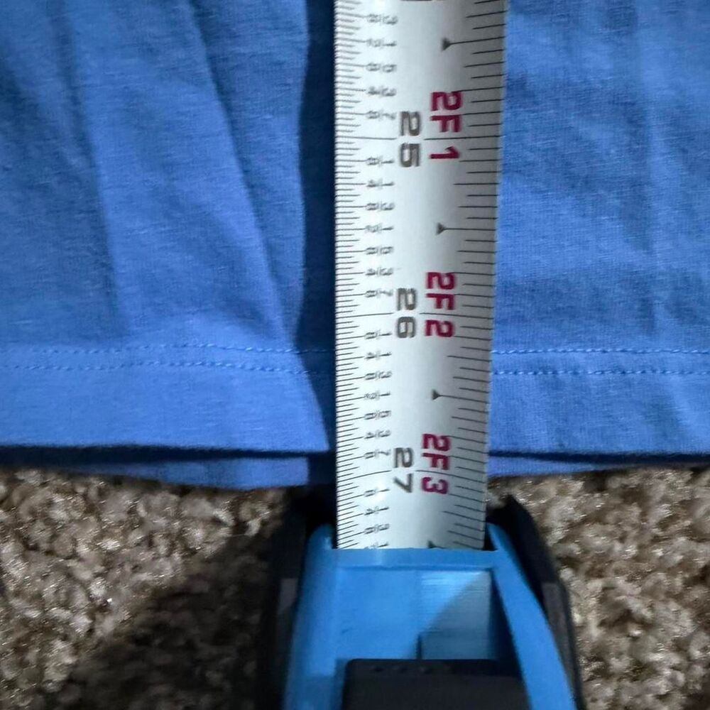 Lululemon Men Small Blue Athletic T-Shirt Workout Gym Short Sleeve Tee (19x26.5) - Picture 3 of 5